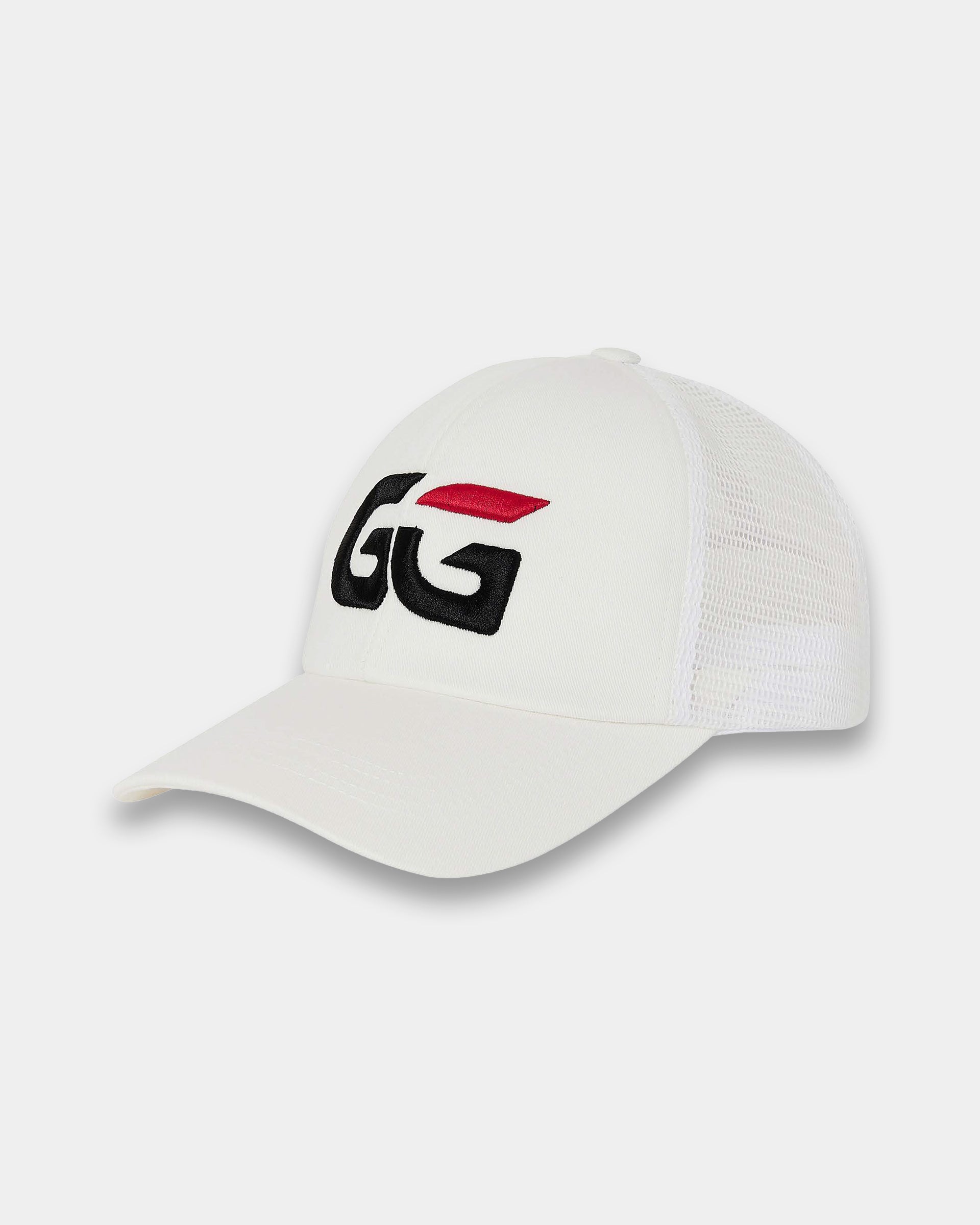 GG LOGO WHITE MESH CAP