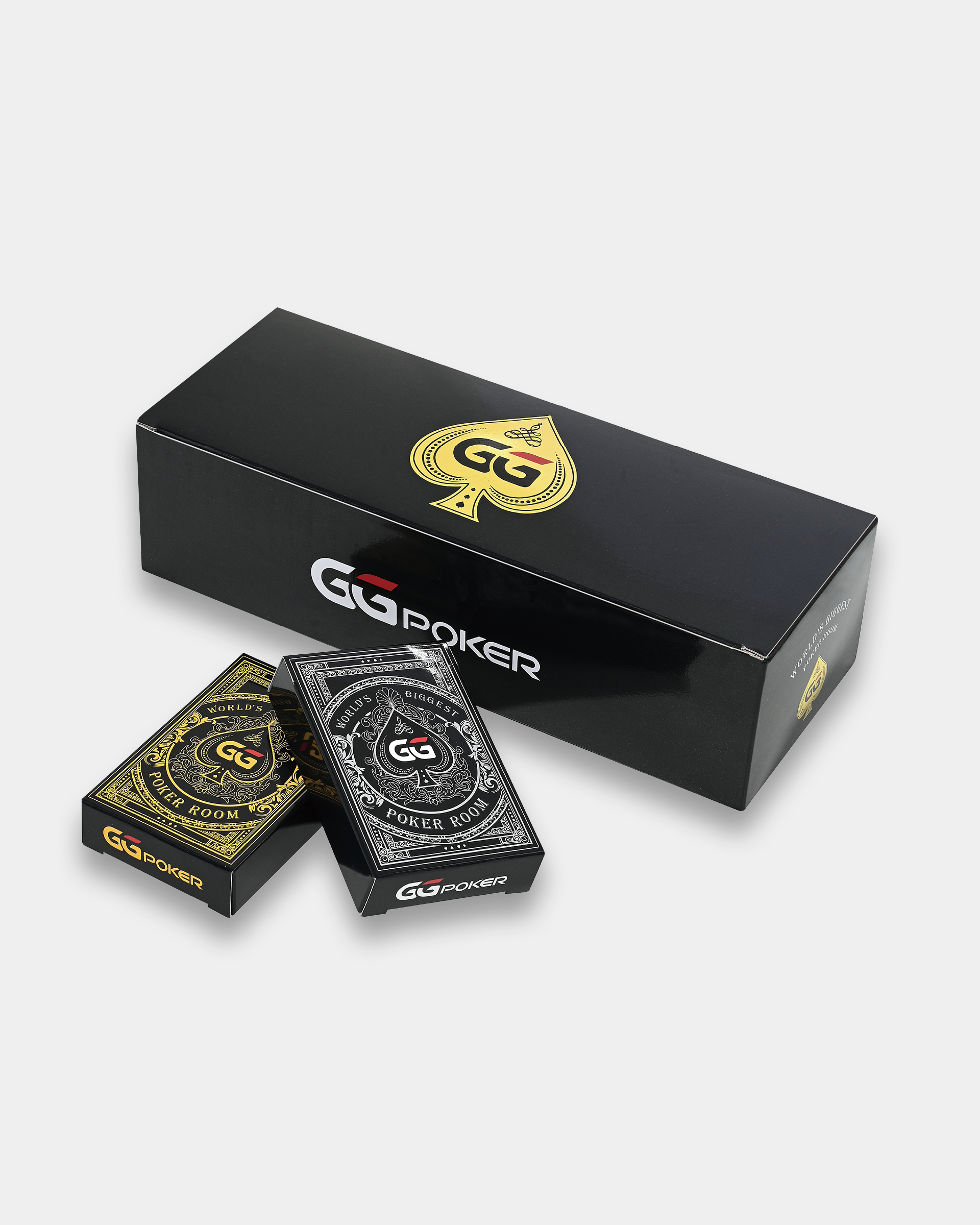 GGPOKER BLACK & GOLD CARD DECK - BOX SET