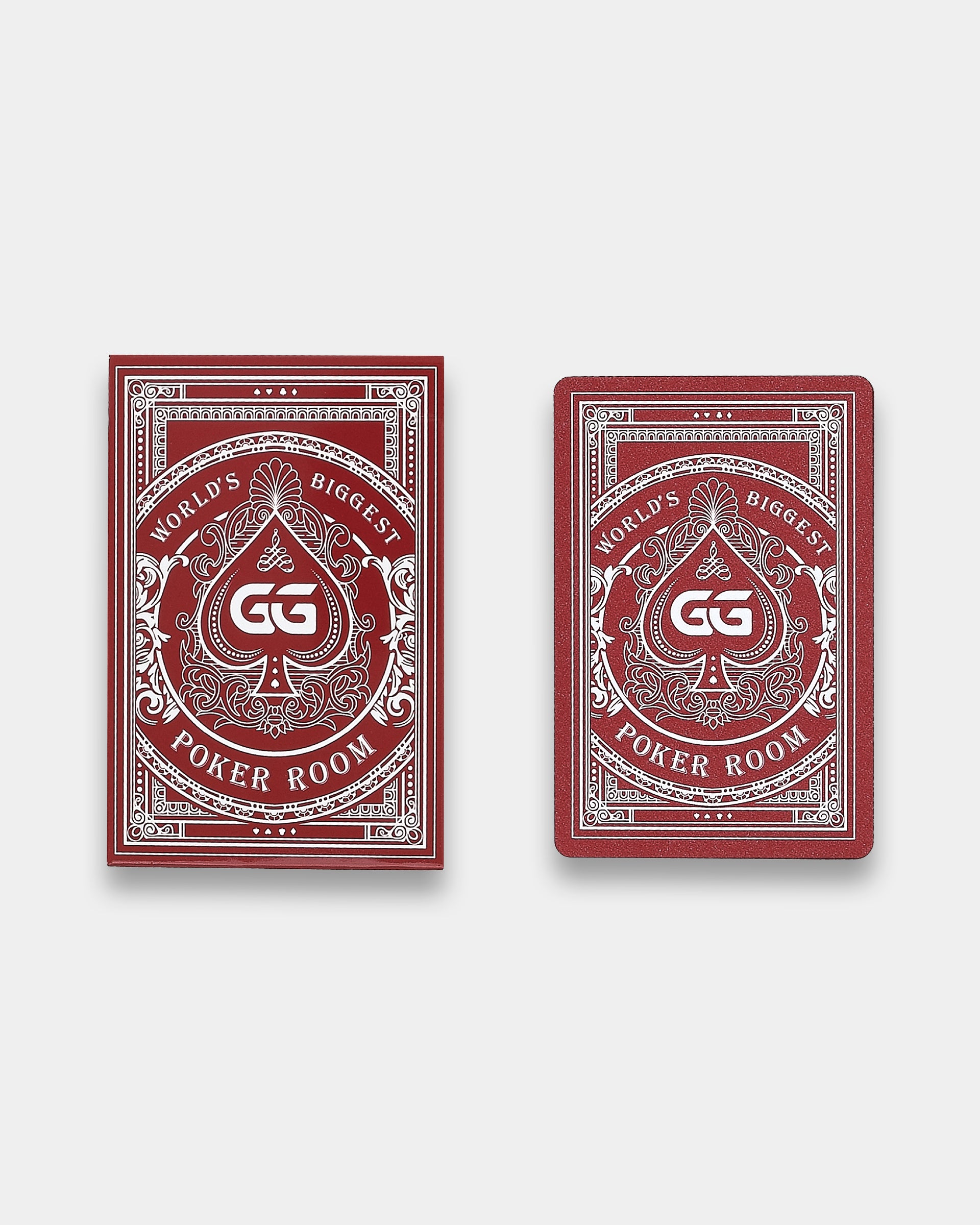 GGPOKER BLUE & RED CARD DECK - BOX SET