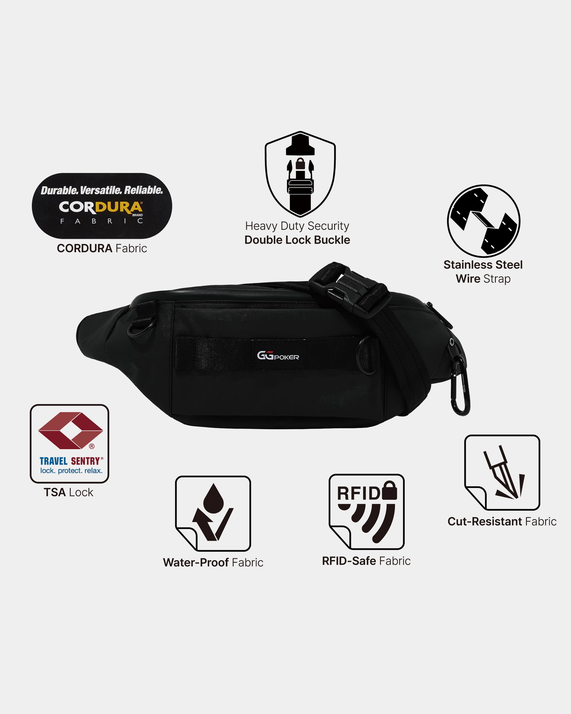 GGPOKER CROSS SHOULDER BAG